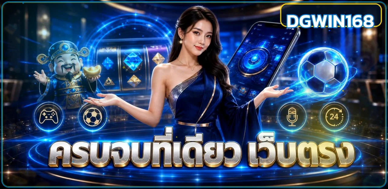 แบนเนอร์ DGWIN168 สล็อตเว็บตรงและบริการบนมือถือ